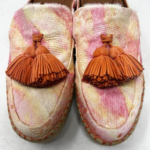 NEW Gentle Souls by Kenneth Cole Rory Espadrille Mules Womens 7.5 Tropical Multi - Picture 7 of 11